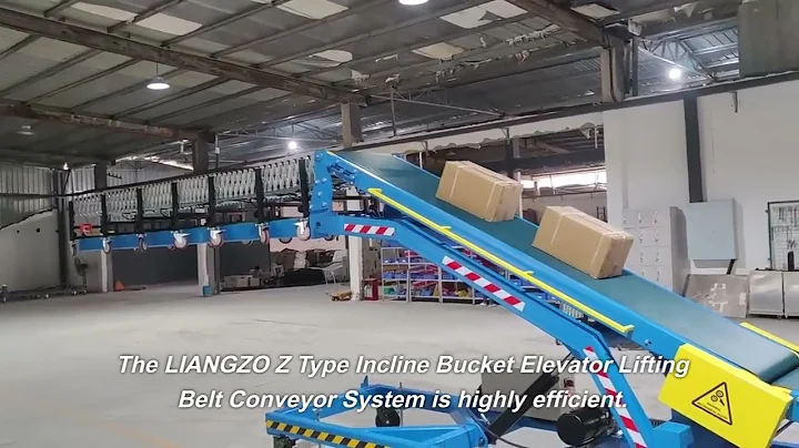 The Benefits and Advantages of LIANGZO Z Type Incline Bucket Elevator Lifting Belt Conveyor System