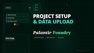 Palantir Foundry Project Setup & Data Upload | SkyOps Control Tower (Part 2)