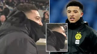 Borussia Dortmund fan trolls Jadon Sancho with Erik ten Hag comment during first game back, he..