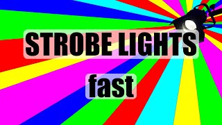COLOR STROBE LIGHTS | FAST 130 BPM | 10 HOURS | ⚠️ SEIZURE WARNING