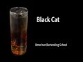 Black Cat Halloween Cocktail Drink Recipe