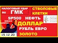 ЗОМБИ-КОМПАНИИ..ДОЛЛАР. НЕФТЬ. SP500.ЗОЛОТО.ЕВРО.НОВОСТИ: НАЛОГОВЫЙ УДАР ПО ГМК НОРНИКЕЛЬ..15.12.20