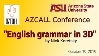 English in 3D @ AzCALL conference 2019 (online)
