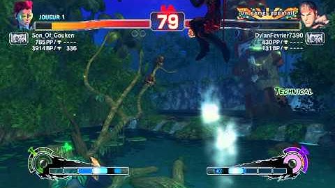 Combat Ultra Street Fighter IV - C. Viper vs Ryu