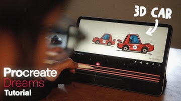 Quick 3D Car Animation Hack in Procreate Dreams