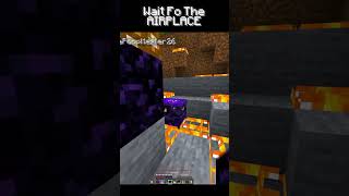 Minecraft Crystal PvP AIRPLACE ! | #shorts #minecraft #viral #pvp #gaming #youtubeshorts #youtube