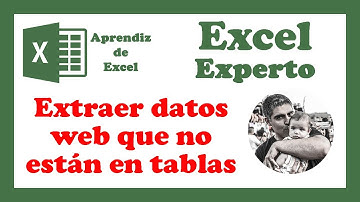 DESCARGAR datos de INTERNET con Excel que NO están en TABLAS (versión extendida)