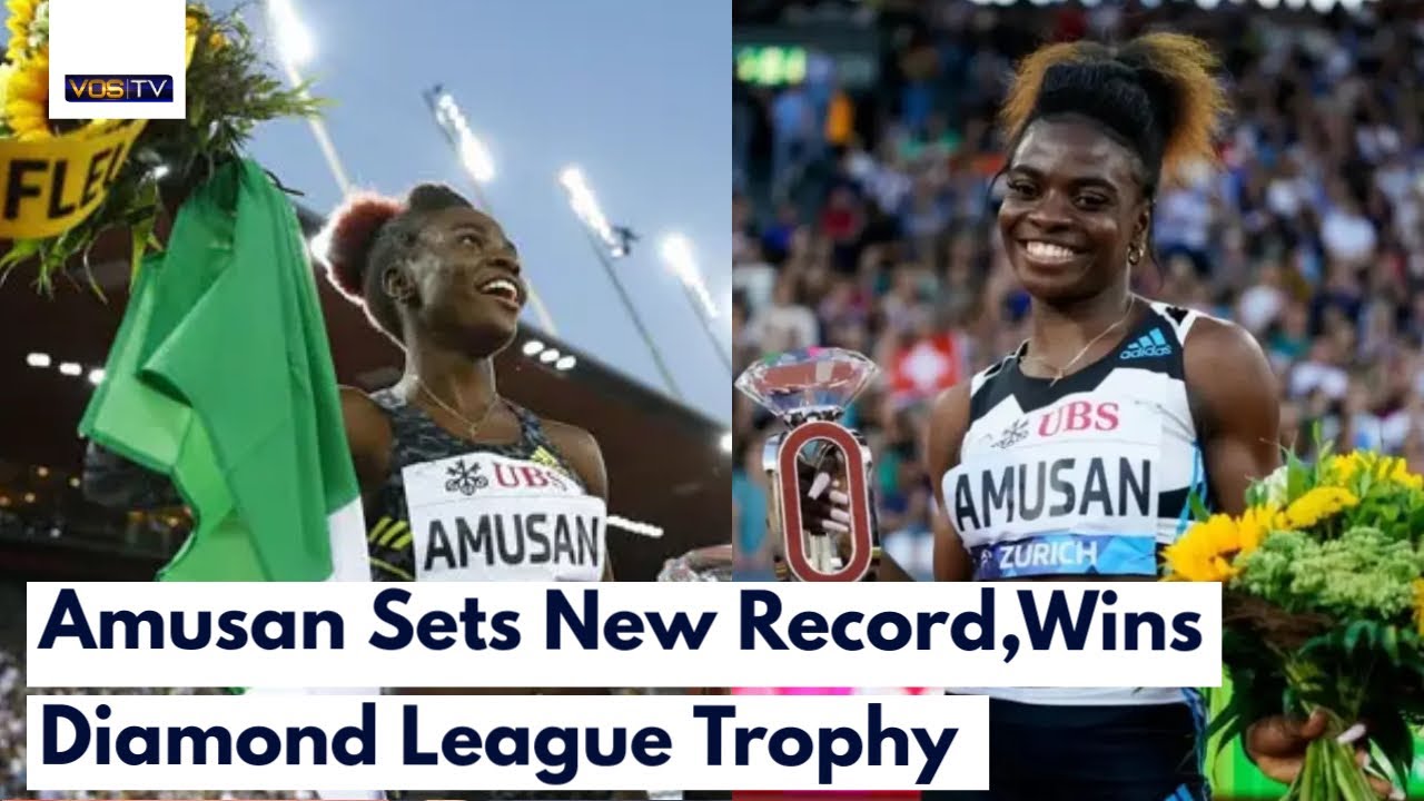 Amusan sets new record, wins Diamond League trophy tobiamusan 