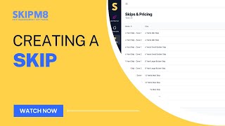 How to Create a Skip on SKIPM8 | SKIPM8 - Skip Management Software 🚀 screenshot 2