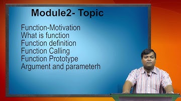 PGMT - Fundamentals of C Array, Function by Mr. Mrinal Nath Part - 2