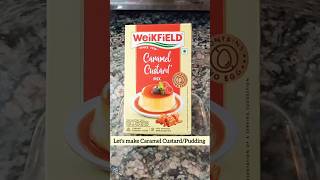 Weikfield Caramel Custard Mix: Cooking instructions #shorts #cooking