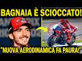Bagnaia SCIOCCATO dai NUOVI AGGIORNAMENTI aerodinamici DUCATI "Miglioramenti PAZZESCHI sono FELICE!"