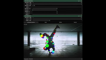 [Resolume plugin] Motion Subtraction + RGB Halftone Effects (made with Wire)