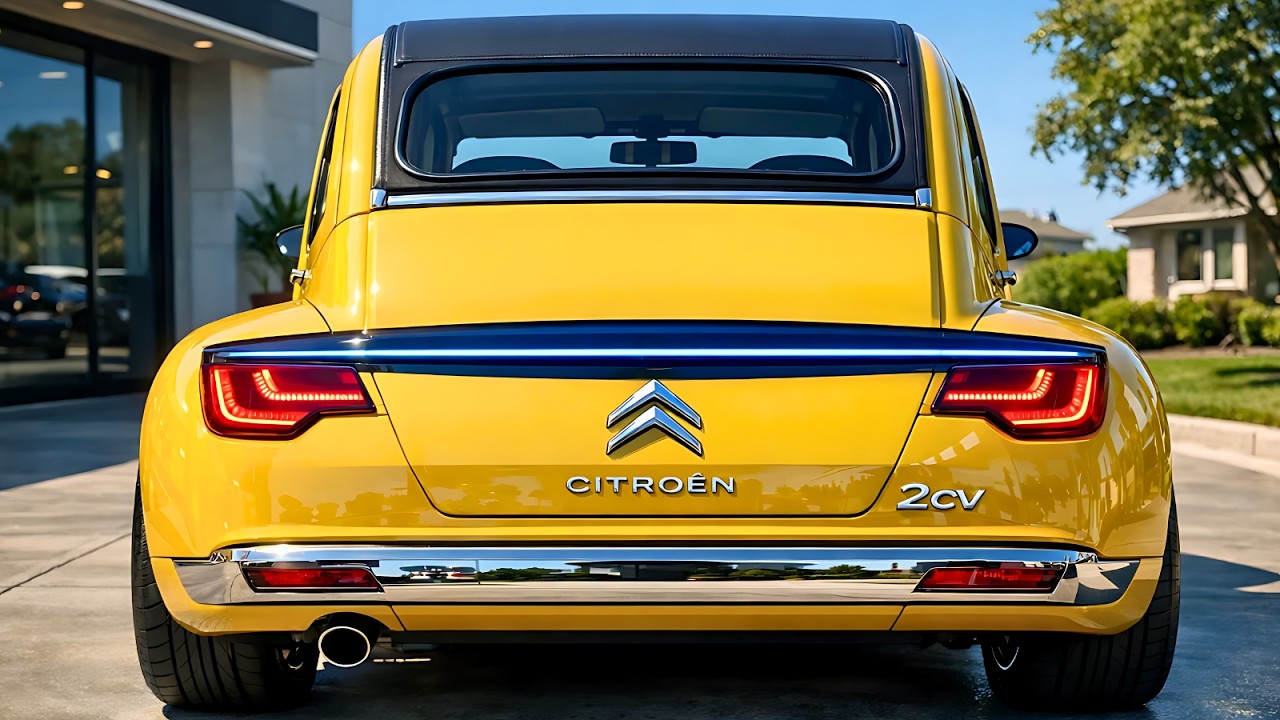 Первый взгляд на Citroën 2CV 2026 года — культовая классика возвращается с потрясающим поворотом ...