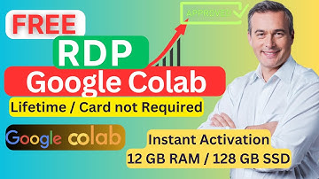 How to Get FREE RDP 2024 | Google Colab Free RDP | How to create free RDP without credit card