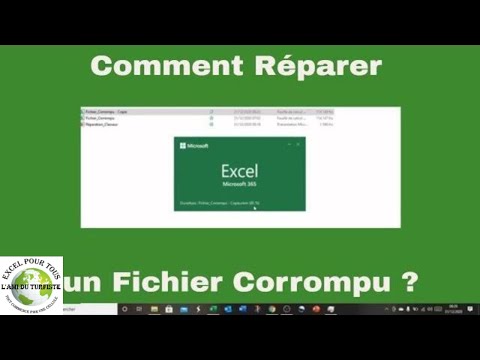 Vidéo: Comment Réparer Les Fichiers Excel Corrompus