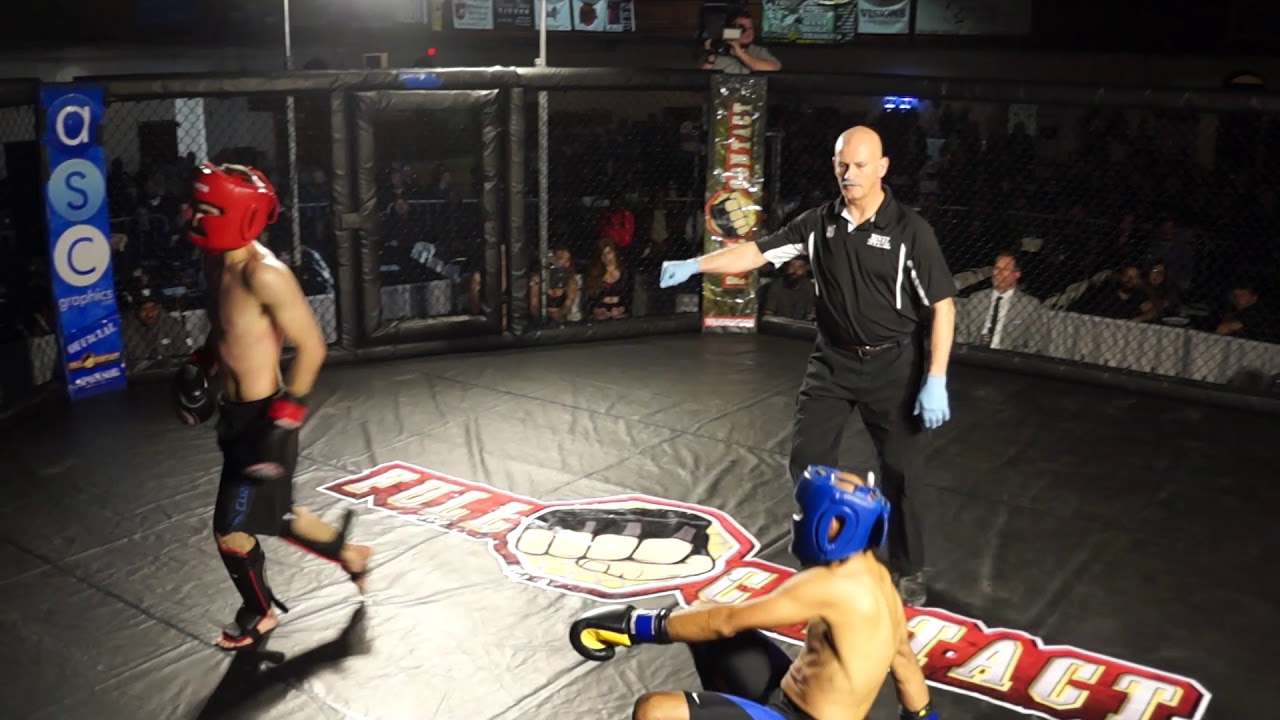 ANGEL PREZ VS TYLER AMATORE 135 LB K1 RAGE IN THE CAGE 3