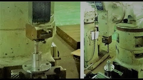 slotting on vertical milling machine attachment//Bridgeport