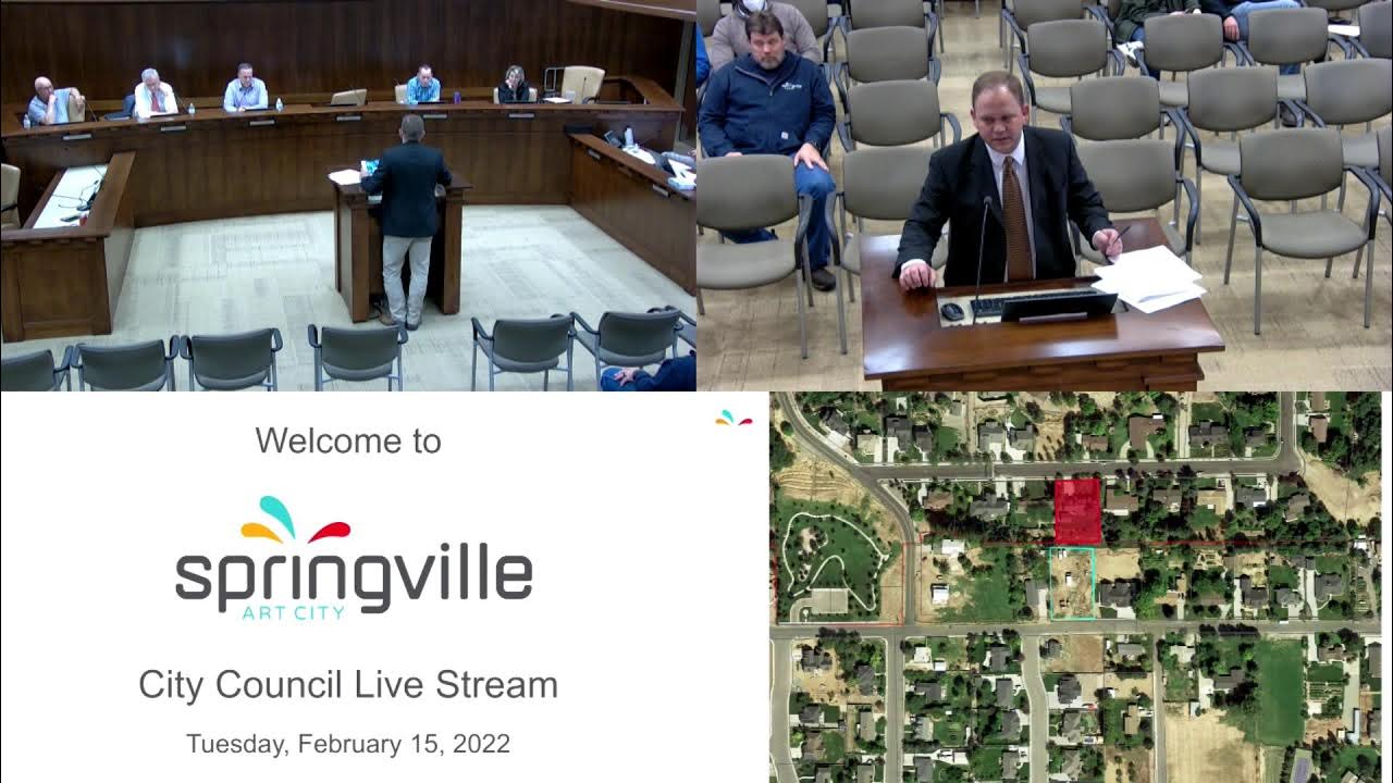 Springville City Council Meeting YouTube