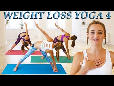 Weight Loss Yoga Day 4 Challenge! Fat Burning 20 Minute Workout Beginners & Intermediate