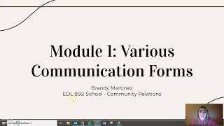 EDL 856 Module 1