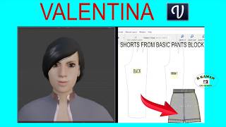 Full VALENTINA:  CREATE SHORTS FROM BASIC PANTS BLOCK Update