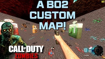 BLACK OPS 2 MINECRAFT CUSTOM ZOMBIES MAP SHOWCASE