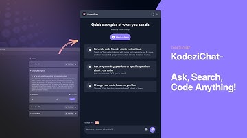 Introducing KodeziChat- Ask, Search, Code Anything!
