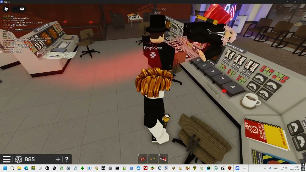 играю в QS Energy Research Facility в roblox