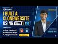 Creating a Website Clone with HTML and CSS for Skill Improvement