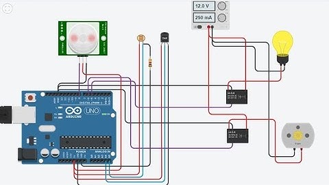 Smart Home Automation Using Sensors #Version 1 || Tinkercad