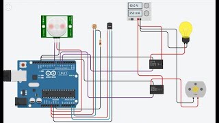 Smart Home Automation Using Sensors #Version 1 || Tinkercad
