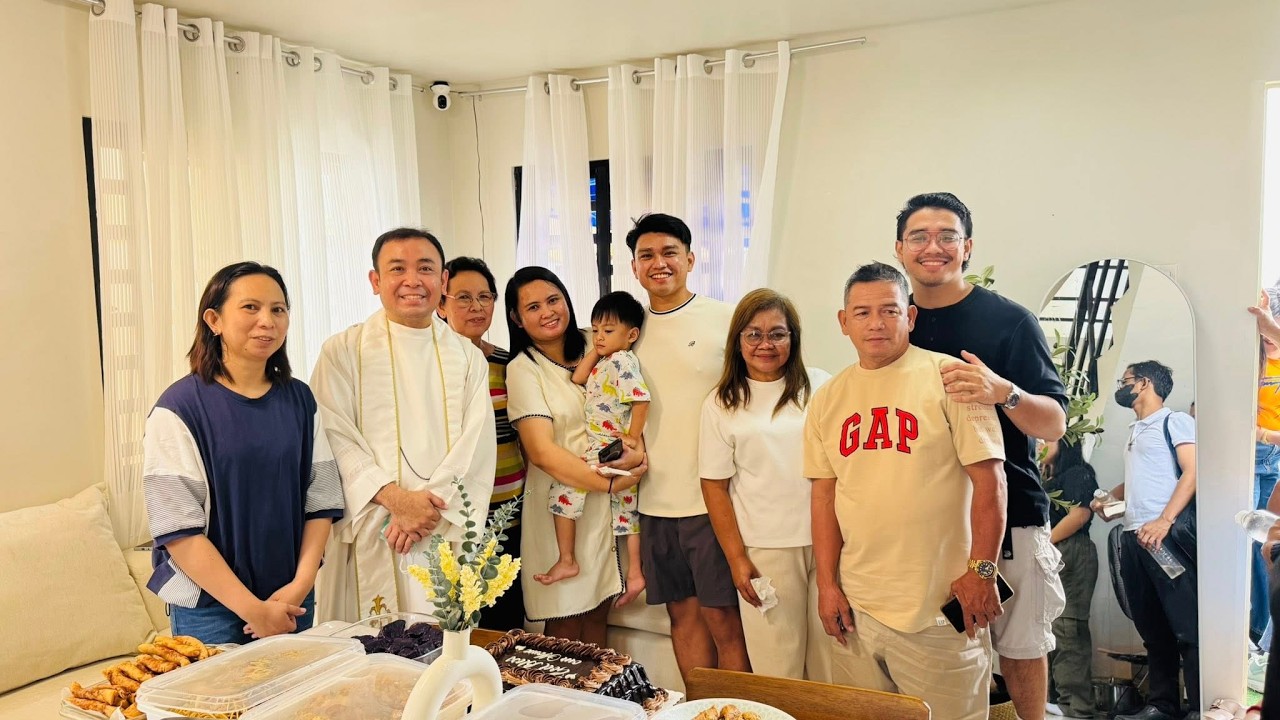 Paul and Francia's house blessing!