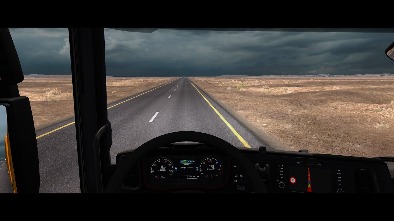 ETS2 - Ar-Rutbah, Irak - Mitzpe Ramon, Israel - YouTube