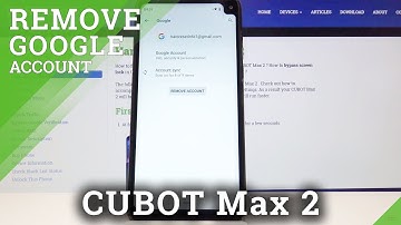 How to Remove Google User in CUBOT Max 2 - Erase Google Account Data