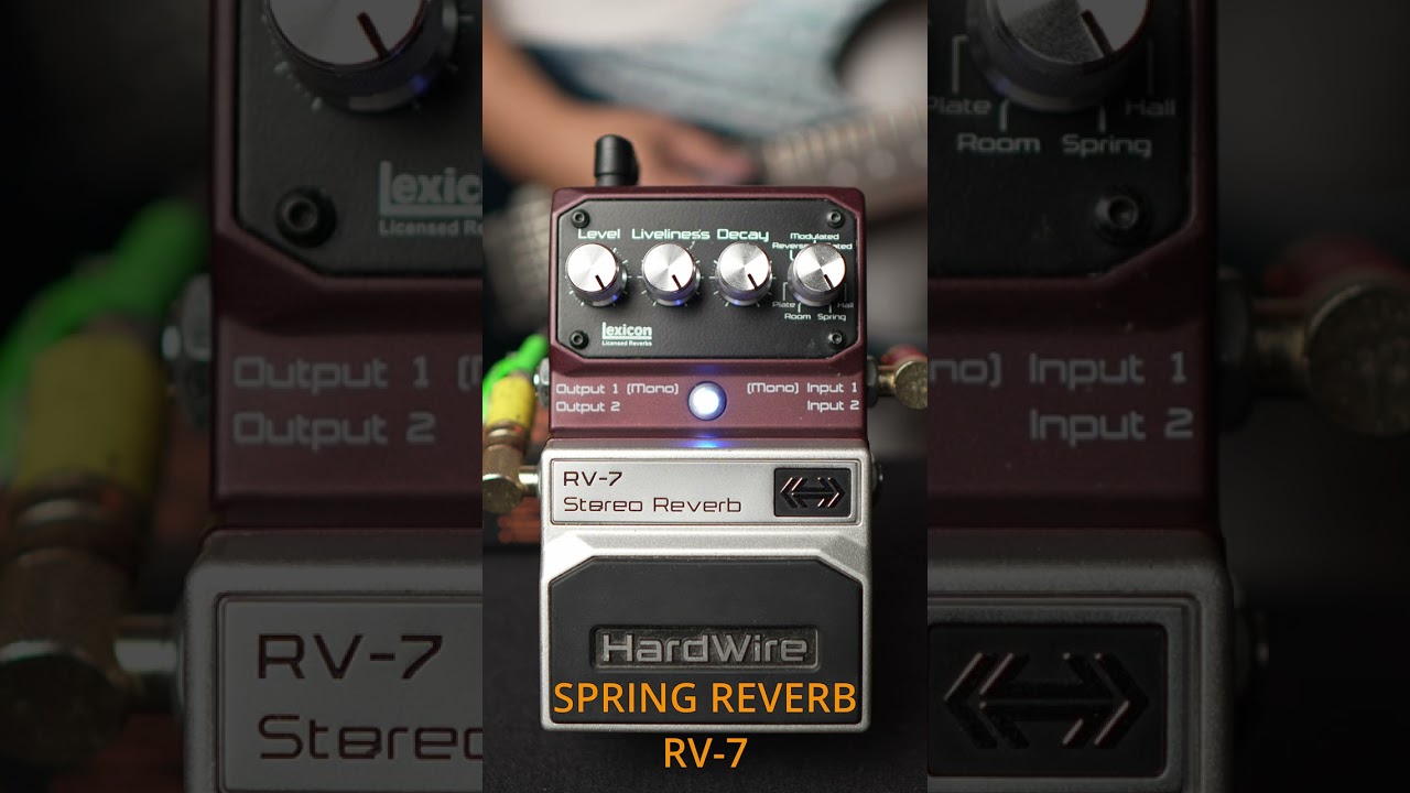 Digitech Hardwire Stereo Reverb RV-7 - ‪@DigiTechFX‬ #guitarpedals