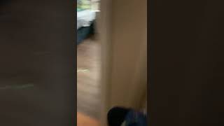 Rubi & Rafael surprise silly string attack on Aaron 3-24-2021