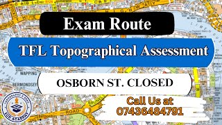 TFL Topographical Assessment Osborn St. Closed from Mile End to Princelet St. #tfltopographicaltest