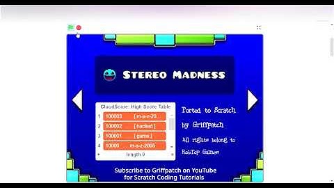 Geometry Dash v1 5 || Scratch