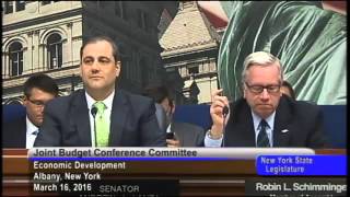 2016 17 Joint Legislative Budget Conference Committee   Economic Development   03 16 16
