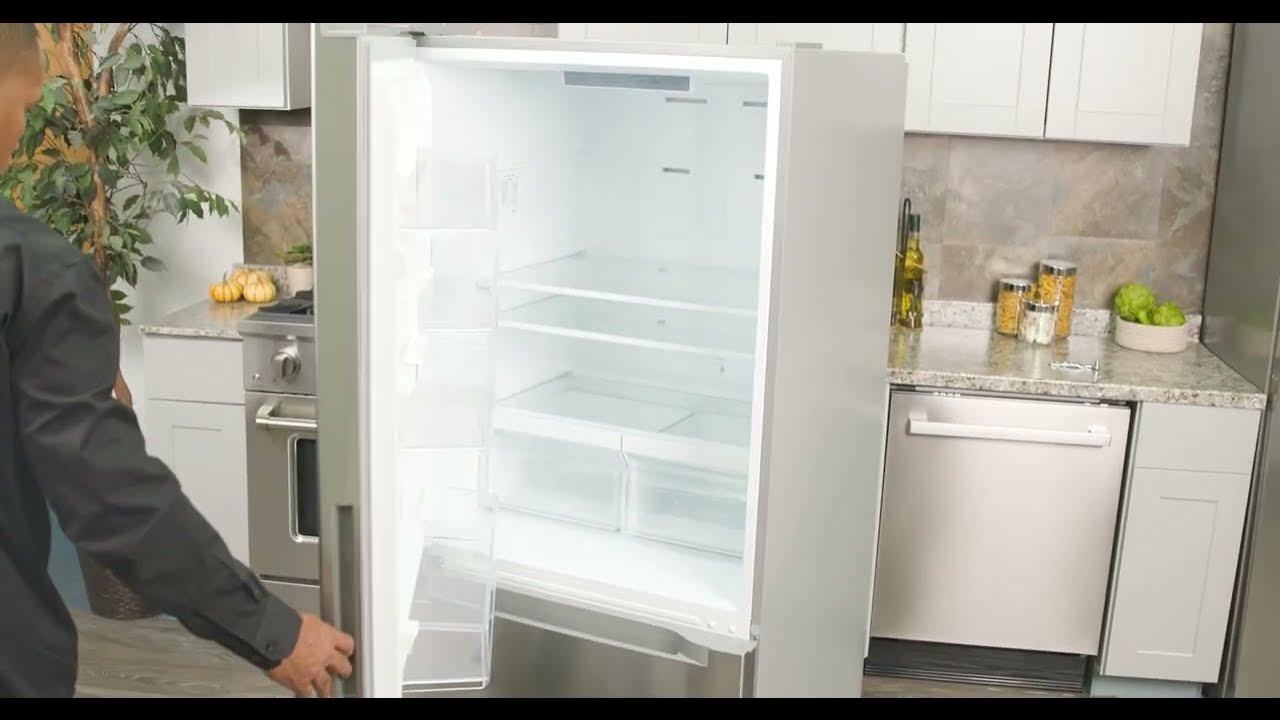 Forté 30” Bottom Freezer Refrigerator Door Reversal YouTube