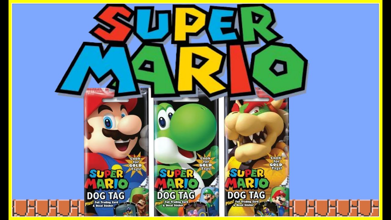New Super Mario Dog Tags by EnterPlay Opening!