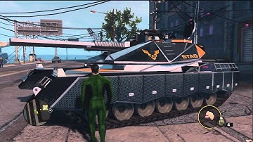 Saints Row : The Third - Black Vehicles of STAG (F-69 VTOL & Crusader)