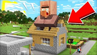 Как Житель Сосед Стал Гигантом В Майнкрафт | Компот Minecraft