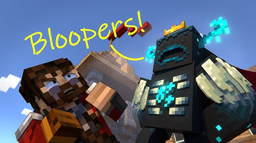 Warden and Sculk Zombie Apocalypse vs Overworld Army Bloopers (Minecraft Animation)