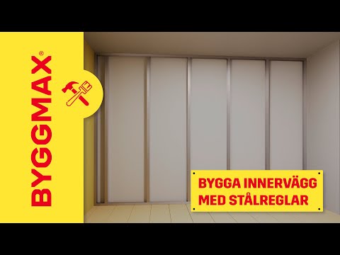 Byggmax tipsar, bygga innervägg med stålreglar