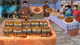 Mutton Chukka Traditional Style Cooking Mutton Sukka Fry Hindi Kahani Moral Stories New Comedy Video