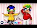 I&#39;m A Bird, I&#39;m A Bird | Fun Songs |Sing Along|Moonbug Kids Learn English &amp; Karaoke Time