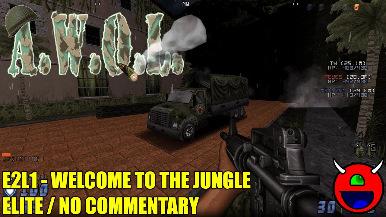 A.W.O.L. - Day 2 Mission 1: Welcome to the Jungle - No Commentary - YouTube