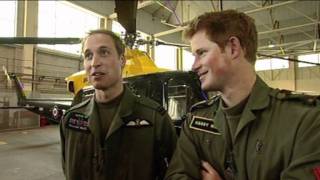 Prince William and Prince Harry interview on living together